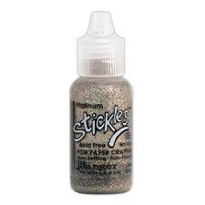 Ranger Ink Stickles Glitter Glue - Platinum