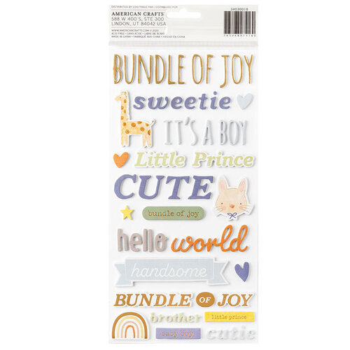 Hello Little Boy Collection - Thickers - Phrase