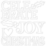 Bella Blvd - Merry Little Christmas Collection - Cut Outs - Celebrate