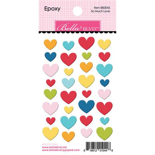 Bella Blvd - Epoxy Stickers - So Much Love