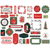 Christmas Flora Collection - Merry - Ephemera