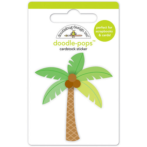 Doodle-Pops Cardstock Sticker - Paradise Palm