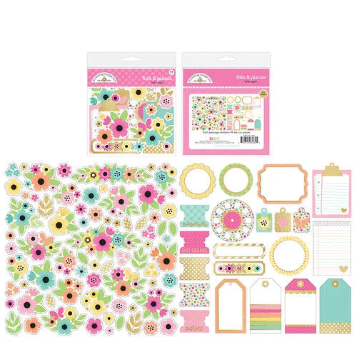 Doodlebug Hello Again - Bits And Pieces