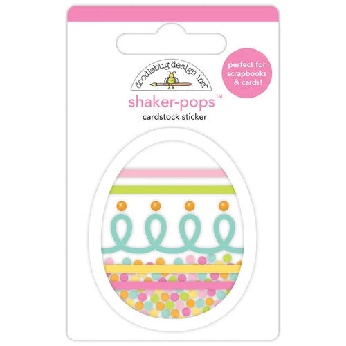 Shaker-Pops - 3D Cardstock Sticker - Egg-Stra Special