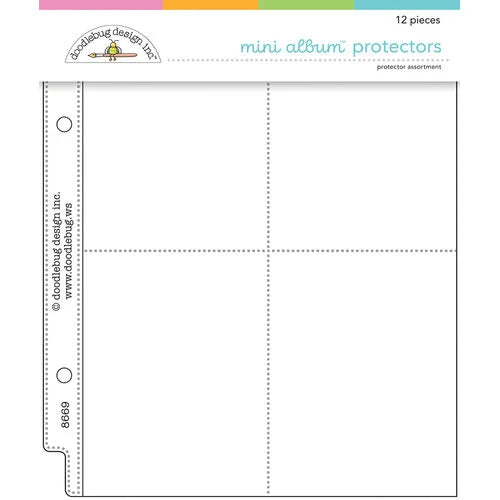 Monochromatic Collection - Mini Album Protectors - Assortment