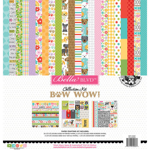 Bella Blvd - Bow Wow Collection - 12 x 12 Collection Kit