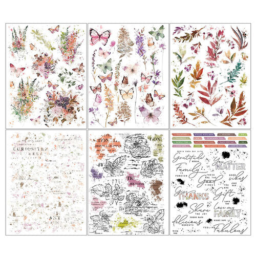 ARToptions Plum Grove Collection - 6 x 8 Rub-On Transfers