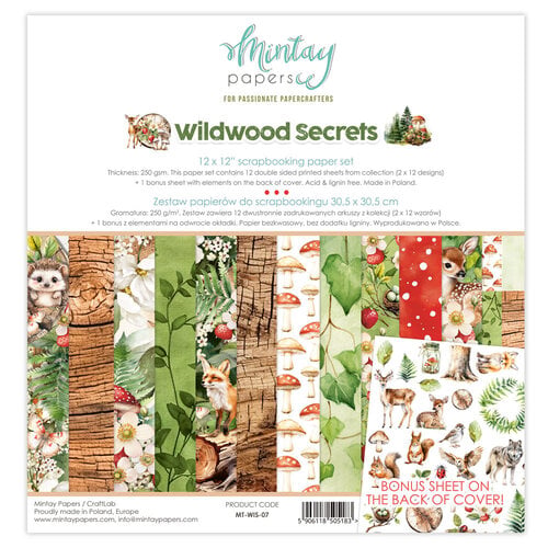 Wildwood Secrets 12x12 Paper Pack