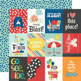 Say Cheese At the Park Collection - 12 x 12 Double Sided Paper - 3 x 4 Elements