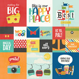 Say Cheese At the Park Collection - 12 x 12 Double Sided Paper - 2 x 2 and 4 x 4 Elements