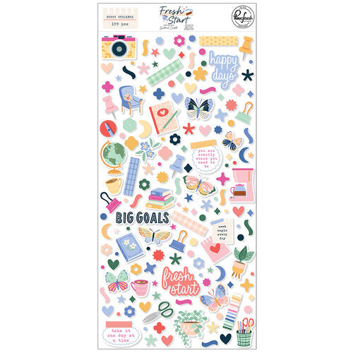 Pinkfresh Studio - Fresh Start Collection - Puffy Stickers