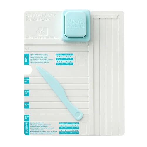 We R Makers - Shadow Box Punch Board