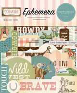 Carta Bella Ephemera Icons - Cowgirl