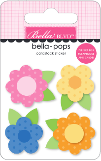 Blossoms Bella-pops 3D Stickers