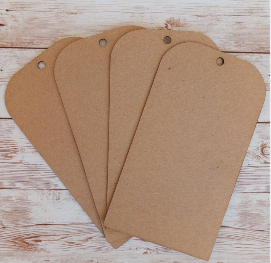 Chipboard Rounded Tags