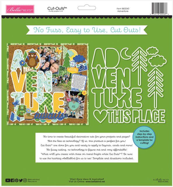 Adventure Awaits Adventure Cut Outs (12 pc)