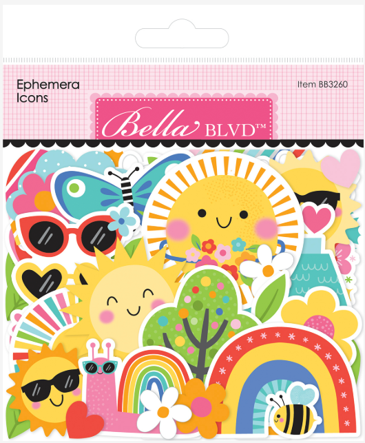 Walking On Sunshine Ephemera Icons