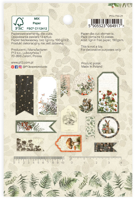 P13 Into the Woods Ephemera Mixed Tags