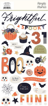 Simple Stories Frightful Fun Foam Stickers