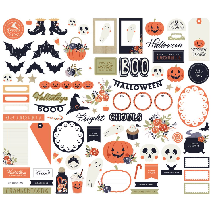 Simple Stories Frightful Fun Bits & Pieces