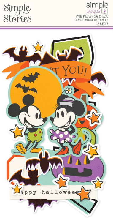Simple Stories Say Cheese Classic Mouse Halloween Simple Pages Page Pieces