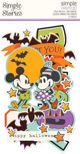 Simple Stories Say Cheese Classic Mouse Halloween Simple Pages Page Pieces