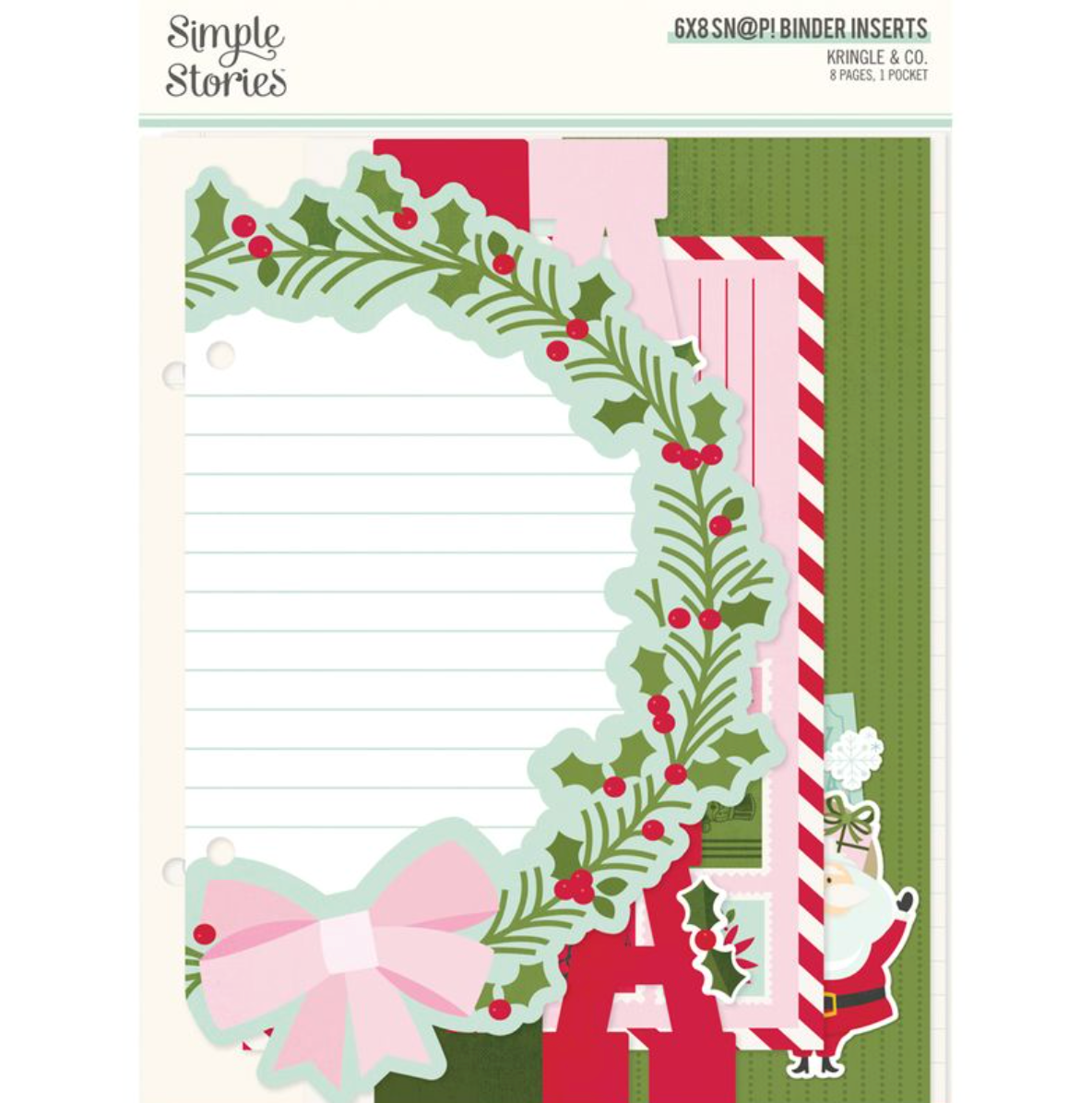 Simple Stories Kringle and Co SN@P! 6x8 Binder Inserts