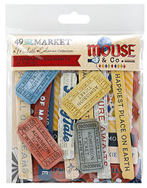 49 & Market Mouse & Co Chipboard Set