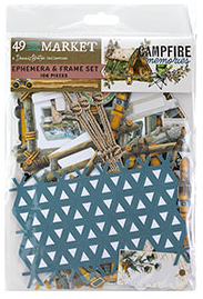 49 & Market Campfire Memories Ephemera & Frame Set