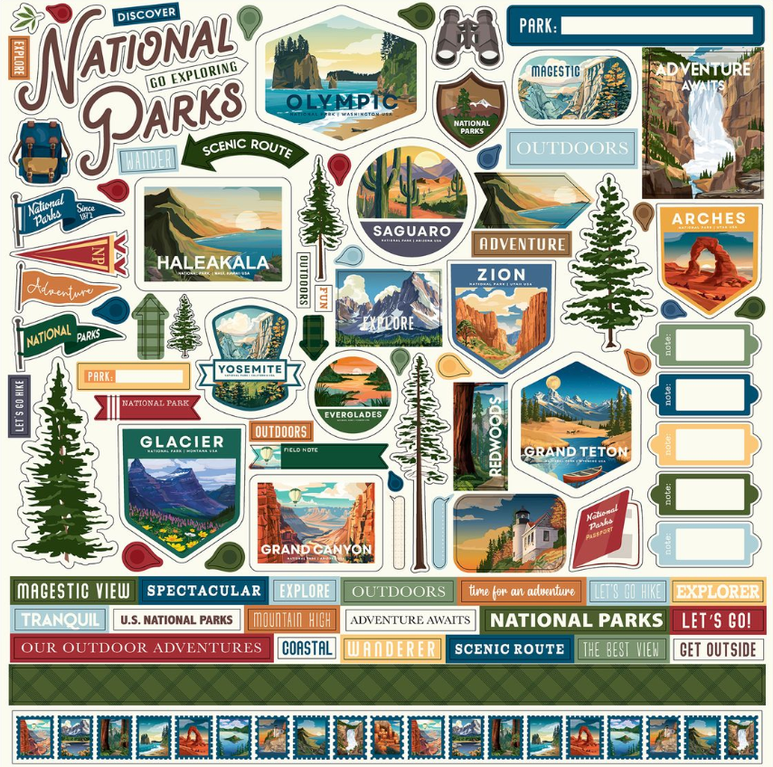 Carta Bella National Parks No. 2 Element Sticker