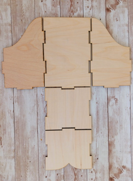 DIY Wood Regular Tag Box