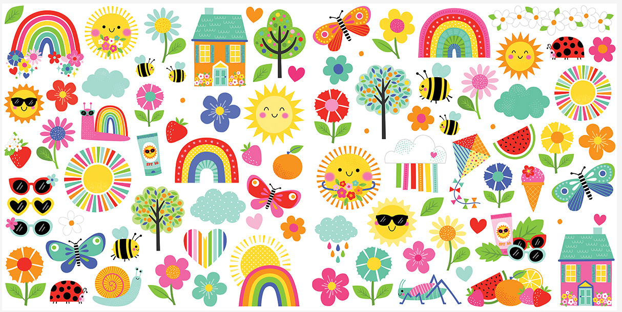 Walking On Sunshine Ephemera Icons
