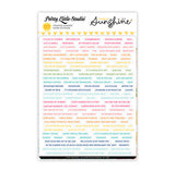 Chasing Summer - Word Stickers
