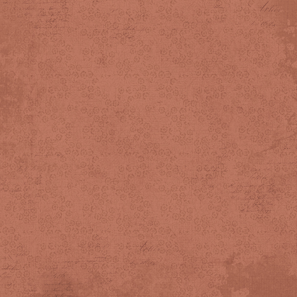 Color Swatch Terracotta 12x12 Paper Collection Pack