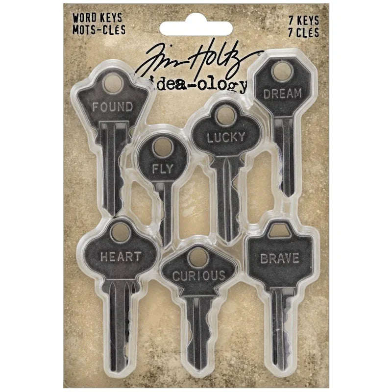 Tim Holtz - Ideaology - Word Keys 7ct