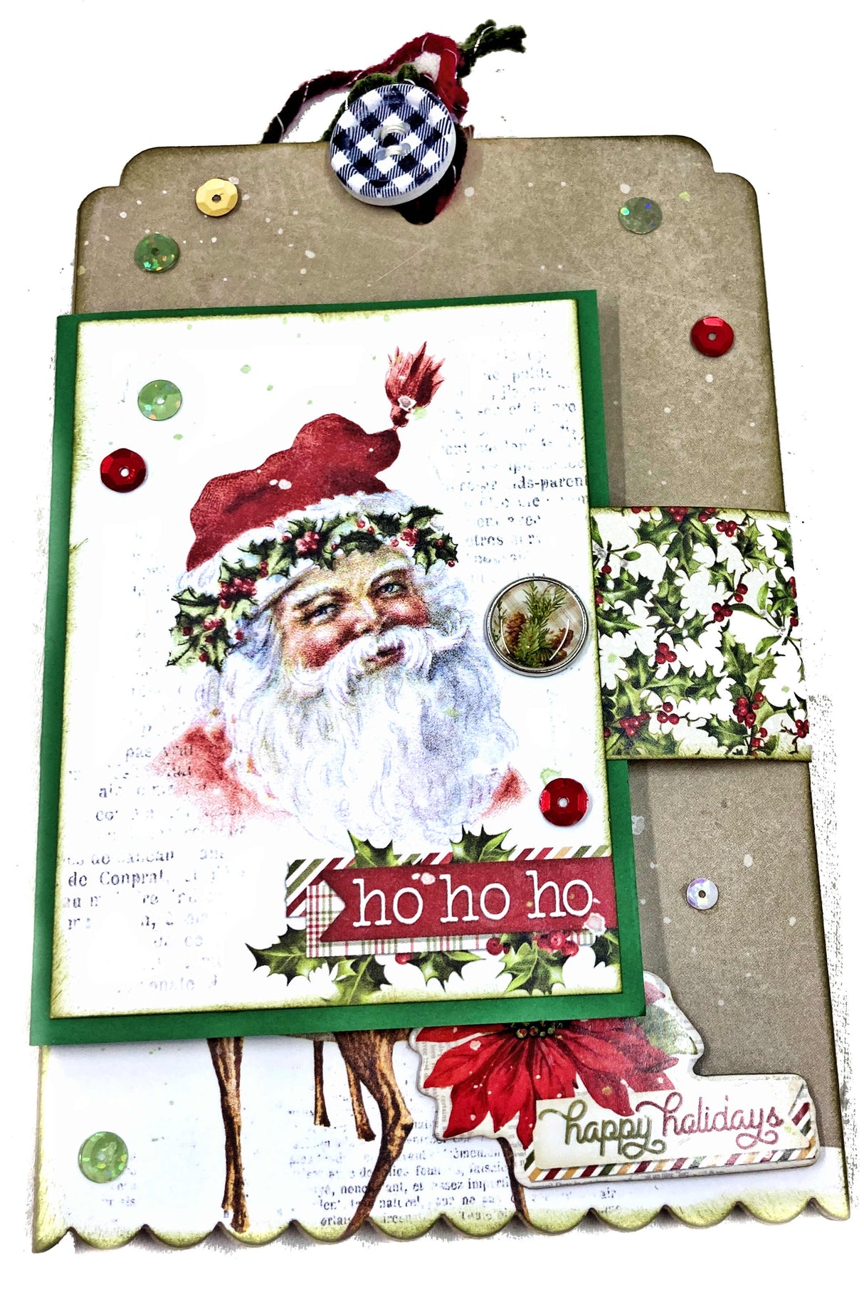 The Yuletide Box of Tags by Kathy Clement. TUTORIAL ONLY