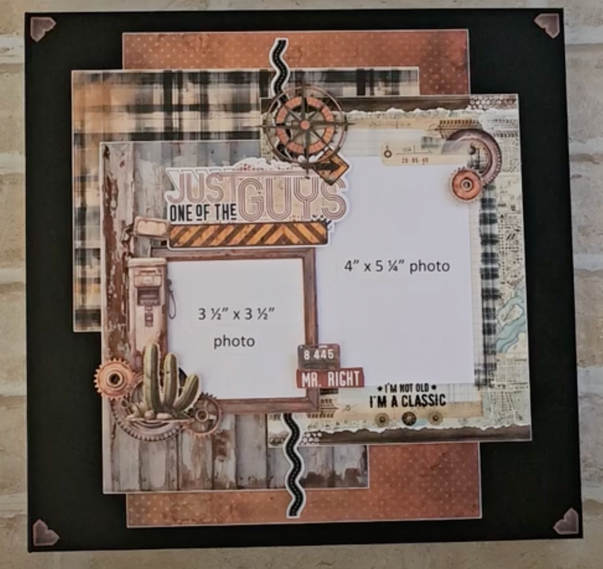 Rust & Revs 12x12 Create-An-Album TUTORIAL ONLY **NO PRODUCTS WILL BE SHIPPED