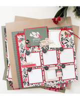 Simple Stories - Mistletoe & Holly Page Kit Layouts Class