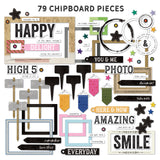The Flower Emporium Chipboard Basics 79/Pk