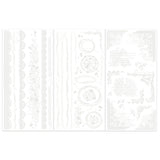 Irresistible Artful Edges Rub-on Transfer Set