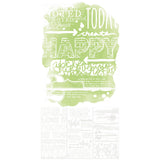 Irresistible Artful Words Rub-on Transfer Set