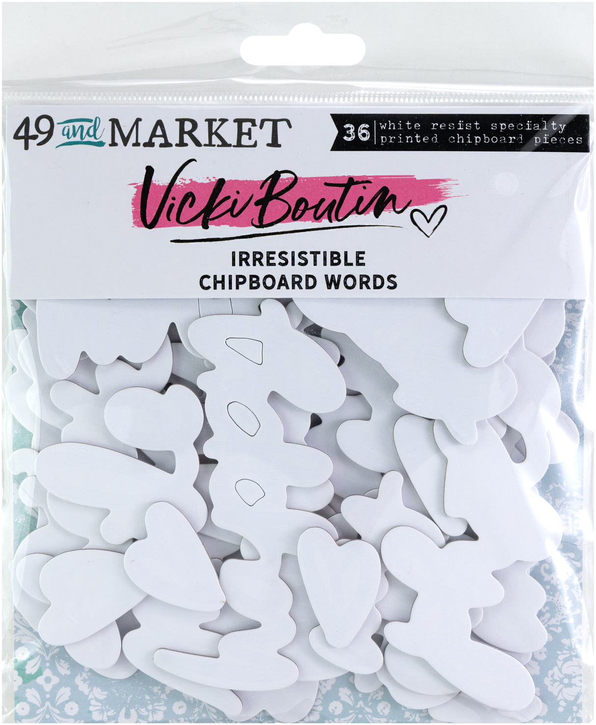 Irresistible Chipboard Words
