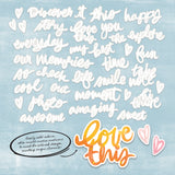 Irresistible Chipboard Words