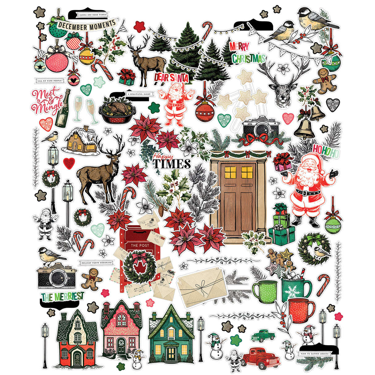 49 And Marketing Icons Die-Cuts Mistletoe and Memories
