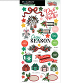 49 And Market Cardstock Stickers Mistletoe and Memories