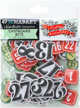 Mistletoe and Memories Chipboard Bits