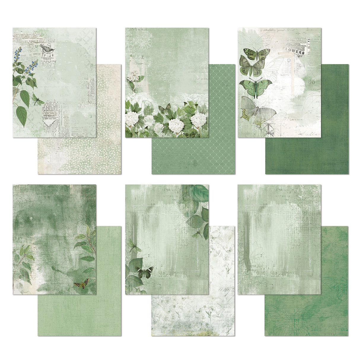 Color Swatch Willow 6x8 Paper Collection Pack