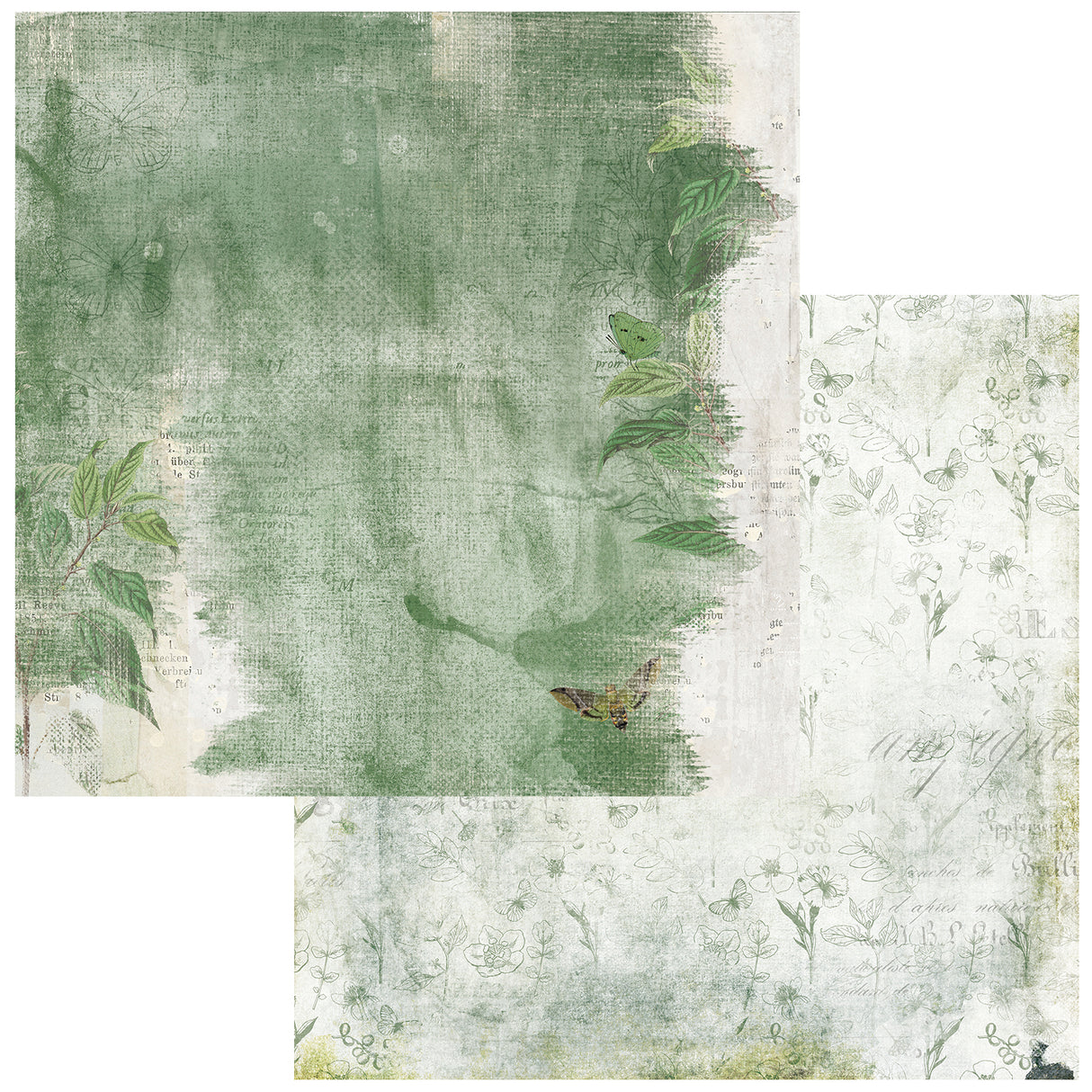 Color Swatch Willow 12x12 Paper Collection Pack