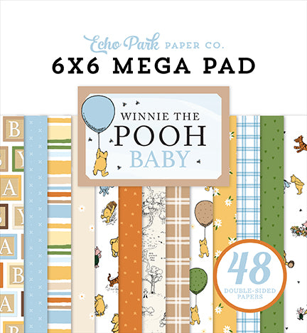 Winnie The Pooh Baby Cardmakers 6X6 Mega Pad