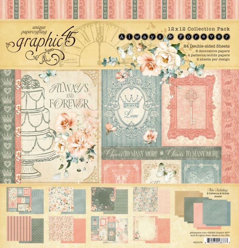 Graphic 45 Always & Forever 12x12 Collection Pack